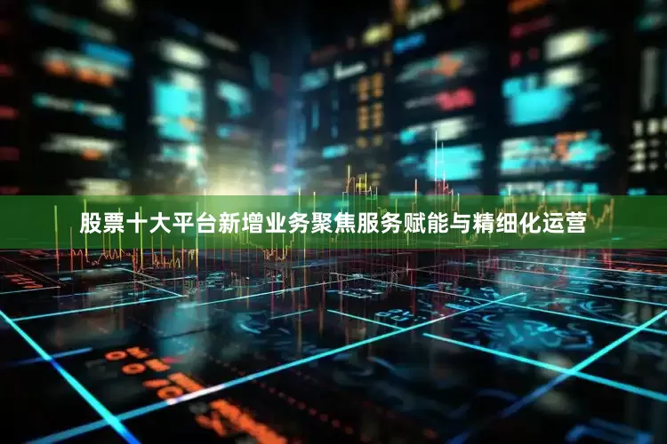 股票十大平台新增业务聚焦服务赋能与精细化运营